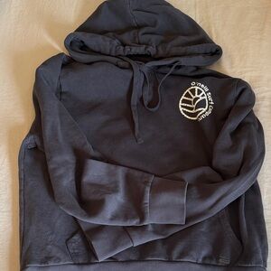 O'Neill dark gray Pullover Hoodie with White Chest Emblem